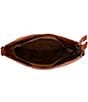 Color:Tan Dip Dye - Image 3 - Keiki Tan Dip Dye Woven Leather Crossbody Bag
