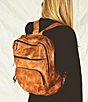 Bed Stu Lafe Zip Around Backpack, Color:Tan Dip Dye - Image 4