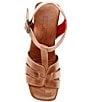 Bed Stu Lyxon Leather Wood Block Heel Platform Sandals - Image 5
