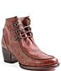 Color:Adobe Lux - Image 1 - Mage Lace-Up Leather Ankle Boots