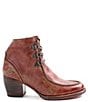 Color:Adobe Lux - Image 2 - Mage Lace-Up Leather Ankle Boots