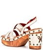 Color:Nectar Lux - Image 3 - Mediation Leather Butterfly Detail Banded Sandals
