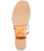 Color:Nectar Lux - Image 6 - Mediation Leather Butterfly Detail Banded Sandals