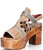 Bed Stu Melodramatic Leather Slingback Block Heel Platform Sandals - Image 6