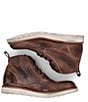 Color:Teak Rustic - Image 3 - Men's Lincoln Lace-Up Leather Boots