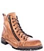 Color:Tan Rustic - Image 1 - Men's Old Bowen Leather Zip Trek Boots