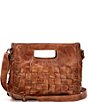 Bed Stu Orchid Studded Woven Leather Satchel Bag, Color:Cognac Dip Dye - Image 1