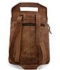 Color:Tan Rustic - Image 2 - Patsy Handcraft Leather Details Backpack