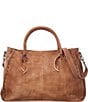 Bed Stu Rockaway Tan Rustic Satchel Bag, Color:Tan Rustic - Image 1