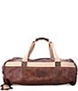 Bed Stu Ruslan Leather Canvas Detail Weekender Duffle Bag, Color:Teak Rustic - Image 1