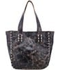Bed Stu Stevie Black Leather Pick Stitch Tote Bag - Image 1