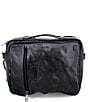 Color:Black DD - Image 1 - Unisex Socrates Leather Convertible Backpack Briefcase Bag