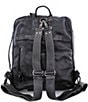 Color:Black DD - Image 2 - Unisex Socrates Leather Convertible Backpack Briefcase Bag