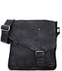 Bed Stu Venice Beach Black Rustic Buckled Crossbody Bag - Image 1