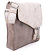 Color:Icicle Rustic Rust Nectar Lux - Image 4 - Venice Beach Rustic Leather Crossbody Bag