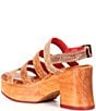Color:Cafe Latte Rustic - Image 3 - Voicing Braided Leather Platform Sandals