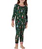 Bedhead Girls Long Sleeve Rifle Paper Co. Nutcracker Pajama set - Image 1