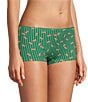 BedHead Bedhead Knit Game On Print Boyshort Panty, Color:Game On - Image 1