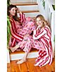 Color:Cottage Stripe - Image 6 - Turkish Terry Striped Short Robe