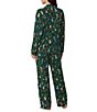 BedHead PJs x Rifle Paper Co. Nutcracker Print Long Sleeve Notch Collar Jersey Knit Organic Cotton Long Pajama Set - Image 2