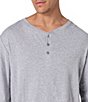 BedHead Run NYC Run Men's Long Sleeve Henley Pajama Set - Image 4