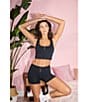 BedHead Sleeveless Henley Knit Solid Cropped Tank Top - Image 3