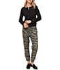 Bella Dahl Camo Drawstring Jogger - Image 3