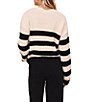 Bella Dahl Drop Shoulder Striped Long Sleeve Sweater - Image 2