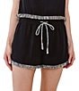 Bella Dahl Elastic Waist Fringe Coordinating Shorts - Image 1