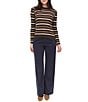 Bella Dahl Long Sleeve Stripe Crew Tee - Image 3
