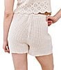 Bella Dahl Open Crochet Coordinating Shorts - Image 2