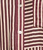 Bella Dahl Seamed Button Down Long Sleeve Striped Shirt - Image 4