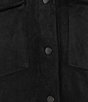 Bella Dahl Seamed Pocket Faux Suede Shacket - Image 4