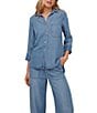Bella Dahl Shirt Tail Button Down Blouse - Image 1