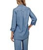Bella Dahl Shirt Tail Button Down Blouse - Image 2