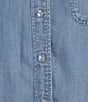 Bella Dahl Shirt Tail Button Down Blouse - Image 4