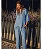 Bella Dahl Shirt Tail Button Down Blouse - Image 5