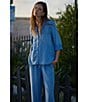 Bella Dahl Shirt Tail Button Down Blouse - Image 6