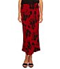 Bella Dahl Side Slit Bias Floral Maxi Skirt - Image 1