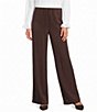 Bella Dahl Sleek Wide Leg Satin Pants - Image 1