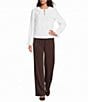 Bella Dahl Sleek Wide Leg Satin Pants - Image 3