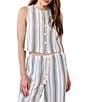 Bella Dahl Sleeveless Button Front Coordinating Top - Image 1