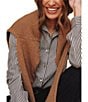 Bella Dahl Stripe Spread Collar Long Sleeve Button Front Shirt - Image 5