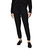Bella Dahl Woven Drawstring Front Cropped Jogger Pants - Image 1