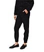 Bella Dahl Woven Drawstring Front Cropped Jogger Pants - Image 3