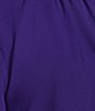 Color:Bright Violet - Image 3 - Ansley Long Sleeve Mock Neck Bow Back Detail Shift Dress