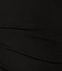 Color:Black - Image 4 - Maya One Shoulder Zip Back A Line Dress