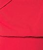 Color:Coral Pink - Image 3 - Raya One Shoulder Draped Side Slit Maxi Dress