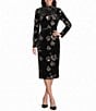 Belle by Badgley Mischka Mini Mock Neck Hadley Dress - Image 1