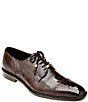 Color:Chocolate - Image 1 - Men's Batta Ostrich Oxfords